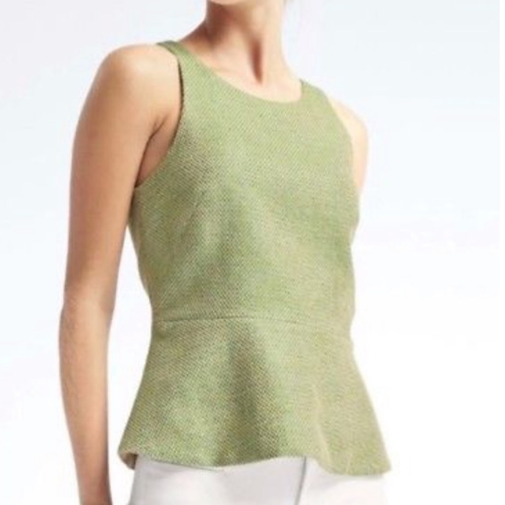 Banana republic peplum top